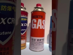 Dış mekan maceraları için premium butane gazı teneke kutu butane gazı konteyneri butane gazı kutu