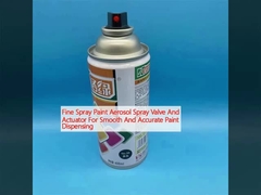 Fine Spray Paint Aerosol Spray Valve And Actuator for Smooth and Accurate Paint Dispensing (Düz ve Kesin Boya dağıtım için ince püskürtme boya aerosol püskürtme valfi ve aktüatörü)