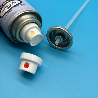 satın al Keskinlik Ultra-Fine Mist Nozzle Aerosol Valve kuru şampuan için sızıntı geçirmez kompakt mühürle ve 360 ° işleyişle Çevrimiçi üretim