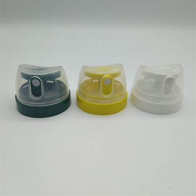 satın al Endüstriyel çözücü uygulamaları için güvenli kilitleme mühürlü, kimyasal dayanıklı ve ergonomik tasarımlı 35 mm Aerosol Sprey Kapak Çevrimiçi üretim