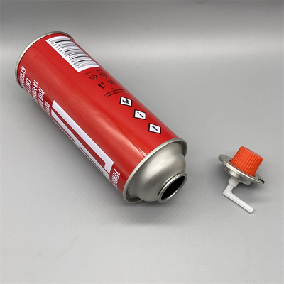 satın al Butan gazı kutuları düz duvar çapı 65x158mm Yeniden doldurulabilir aerosol teneke kutuları Çevrimiçi üretim