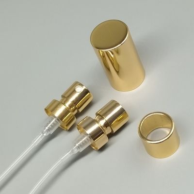 satın al Electroplated Perfume Pump with Metal Collar for Premium Perfume Çevrimiçi üretim