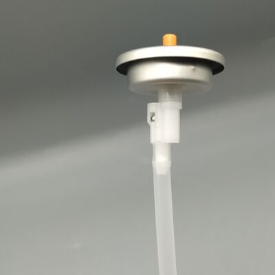 satın al 360 Degree Aerosol Valve With Actuator for Industrial Sprays With All Angle Dispensing Çevrimiçi üretim