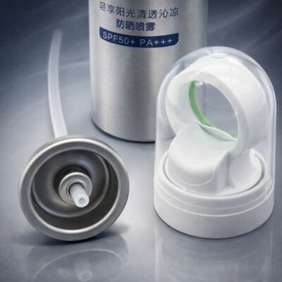 satın al Koruyucu kapağı olan Geniş Sisli Aerosol Güneş Koruyucu Valf Çevrimiçi üretim