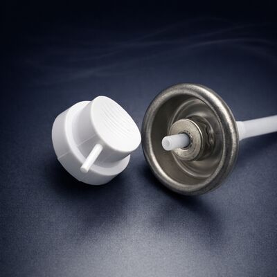 satın al 360° Çevirilmiş Aerosol püskürtme valfi, metal teneke yapısı için çoklu pozisyonlu dağıtım ve bir inçlik valf boyutu Çevrimiçi üretim