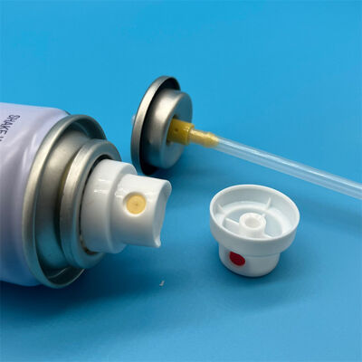 Kalıntı Bırakmayan Performans ve 360° Kullanım İçin Ultra İnce Püskürtme Nozullu Hassas Kuru Şampuan Aerosol Valfi