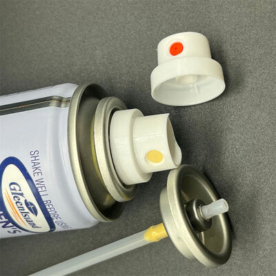 Dry Shampoo Spray Valve with Clog-Resistant Design for Talc-Based Formulations