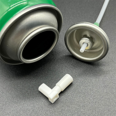 1 inç ölçümlü valf L şeklinde aktüatörlü aerosol hava tazeleyicileri için hassas kontrol valfi dayanıklı ve güvenilir