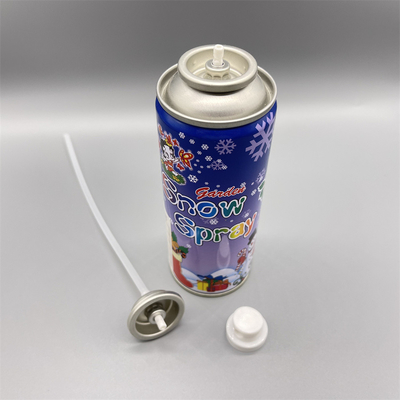 Beyaz Noel Fotoğraf Sessiyonları İçin Kar püskürtücüsü Aerosol Valf
