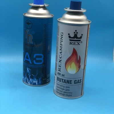 Kamp fırınları için Premium Butane Yakıt Kutuları Dışarıda yemek pişirmek ve ısıtmak için 230g taşınabilir gaz dolgu kutuları