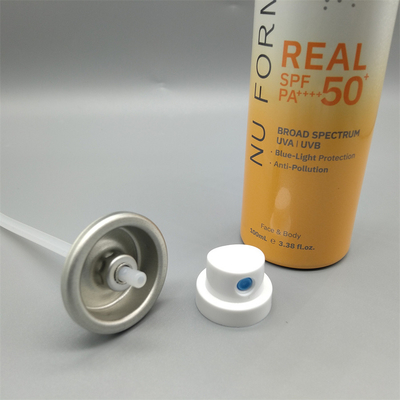 Güneş koruyucu sis uygulamaları için 1 Inch Aerosol Sprey Valve    UV Koruma Deri Bakım Paketleri