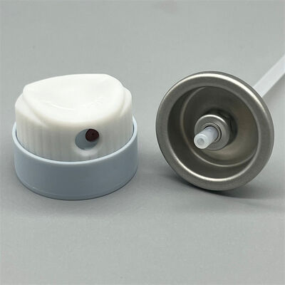 Güneş kremi spreyleri için Twist Lock Spray Kapak ve Aerosol Valve