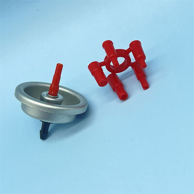 Kırmızı Adaptör Çakmak Yakıt Valfi Ağır Hizmet Tipi Çakmak Dolum Valfi Ticari Kullanım İçin