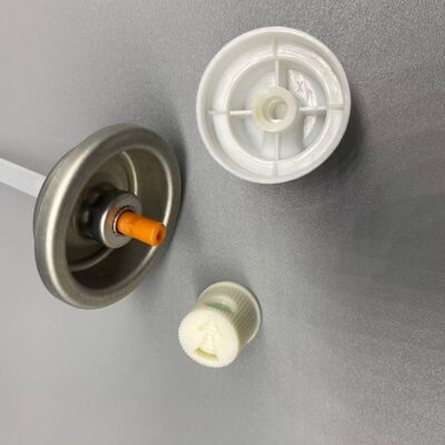 Yüksek viskozluklu yapışkan saç yapışkanı, tıkanma karşıtı nozel ve kimyasallara dirençli aerosol püskürtme valfi