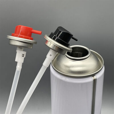 Çeşitli açılı dağıtım için 360 derece döner aerosolet valfi, ev ve ticari kullanım için sızıntı geçirmez aerosolet valfi