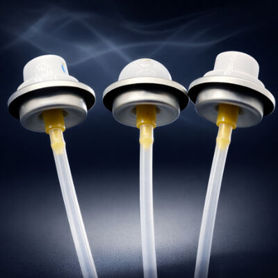 Hava tazeleyicisi aerosolleri için geniş kapsamlı ince sis valfi