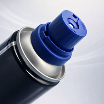 Koku kontrolü aerosoli için tıkanıklığa karşı dirençli tasarımı olan bir inçlik antibakteriyel deodorant valfi