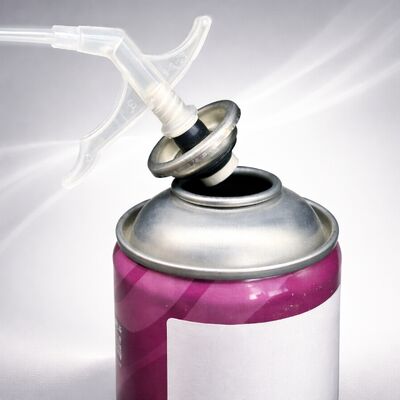 Kesin dağıtım için tıkanıklığa dayanıklı nozzle ile bir inçlik teneke PU köpük valfi