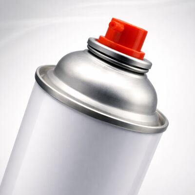 Universal 360° Aerosol Valve for Inverted and Multi-Angle Spraying with Metal Tinplate Construction