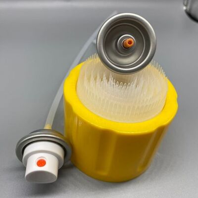 Köpük Temizleyici Sprey Ambalajı için Fırça Kapaklı OEM Aerosol Valfi